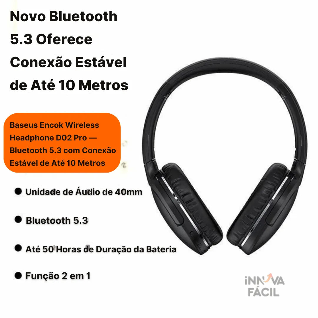Baseus Pro Wireless Sport: Potência, Conforto e Liberdade em Movimento