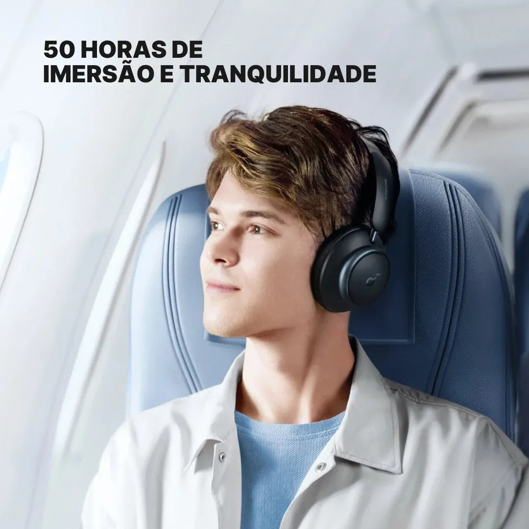 Fone Bluetooth com Cancelamento de Ruído Ativo Soundcore Q30