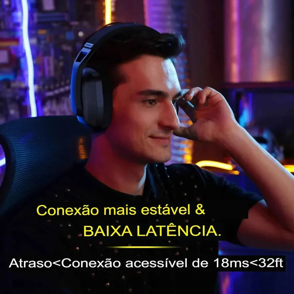 Headset Gamer NUBWO Pro Gamer Wireless + Bluetooth